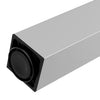 Pata de mueble cuadrada de 710 mm, de aluminio, con placa de montaje de ZnAl