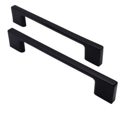 Mango de mueble TECHNO de 160 mm - Negro Mate (2) – Furnica