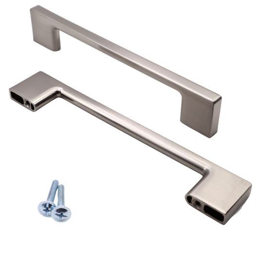 Mango de mueble TECHNO de 160 mm - Acero cepillado – Furnica