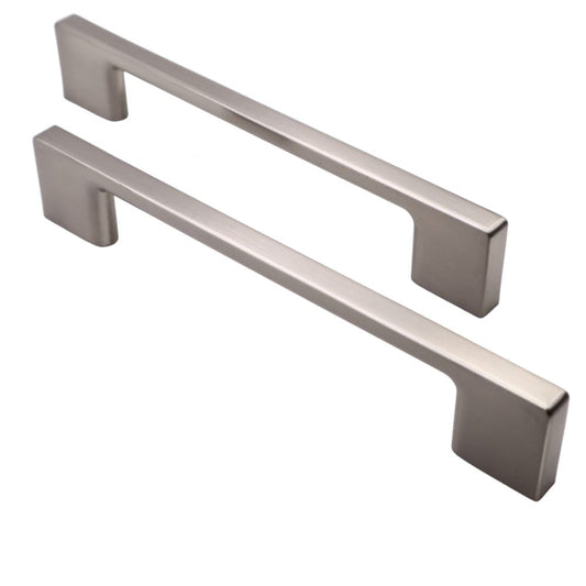 Mango de mueble TECHNO de 192 mm - Acero cepillado (2) – Furnica