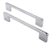 Asa de mueble TECHNO de 256mm - Cromo