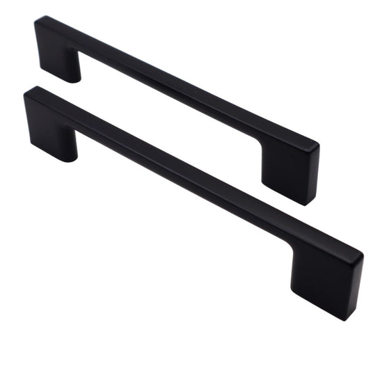 Asa de mueble TECHNO de 480 mm - Negro Mate (2) – Furnica
