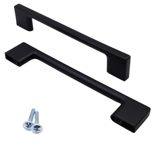 Asa de mueble TECHNO de 480 mm - Negro Mate – Furnica