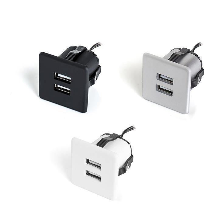 Cargador USB con fuente de alimentación