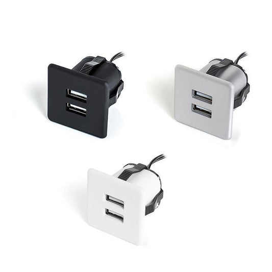Cargador USB con fuente de alimentación