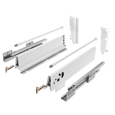 Sistema de cierre suave para cajones, ALTO, H: 185mm, Blanco 270mm